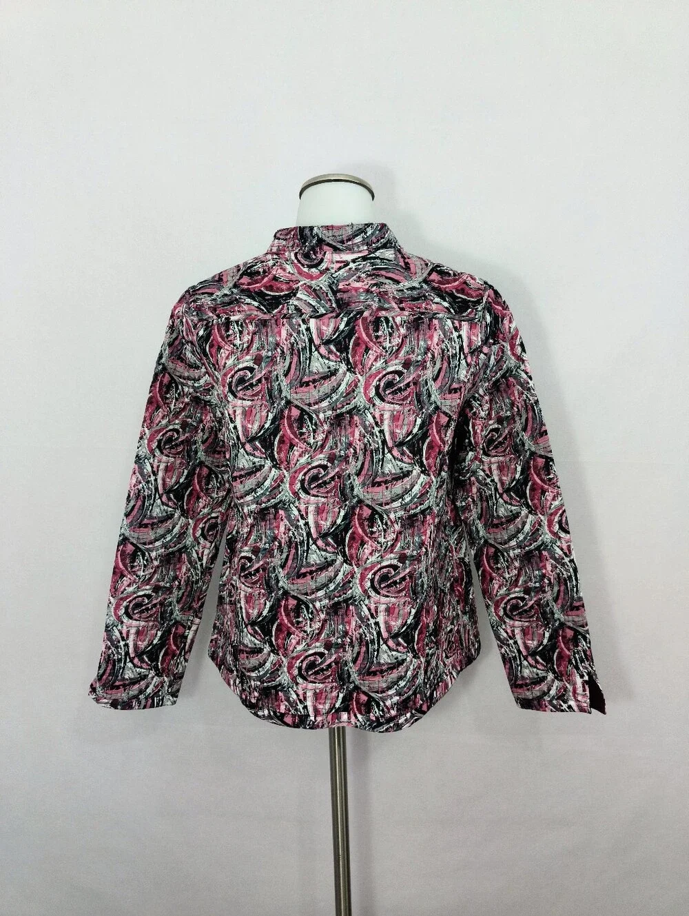 Christopher & Banks Quilted Reversible Button-Front Jacket NWT
